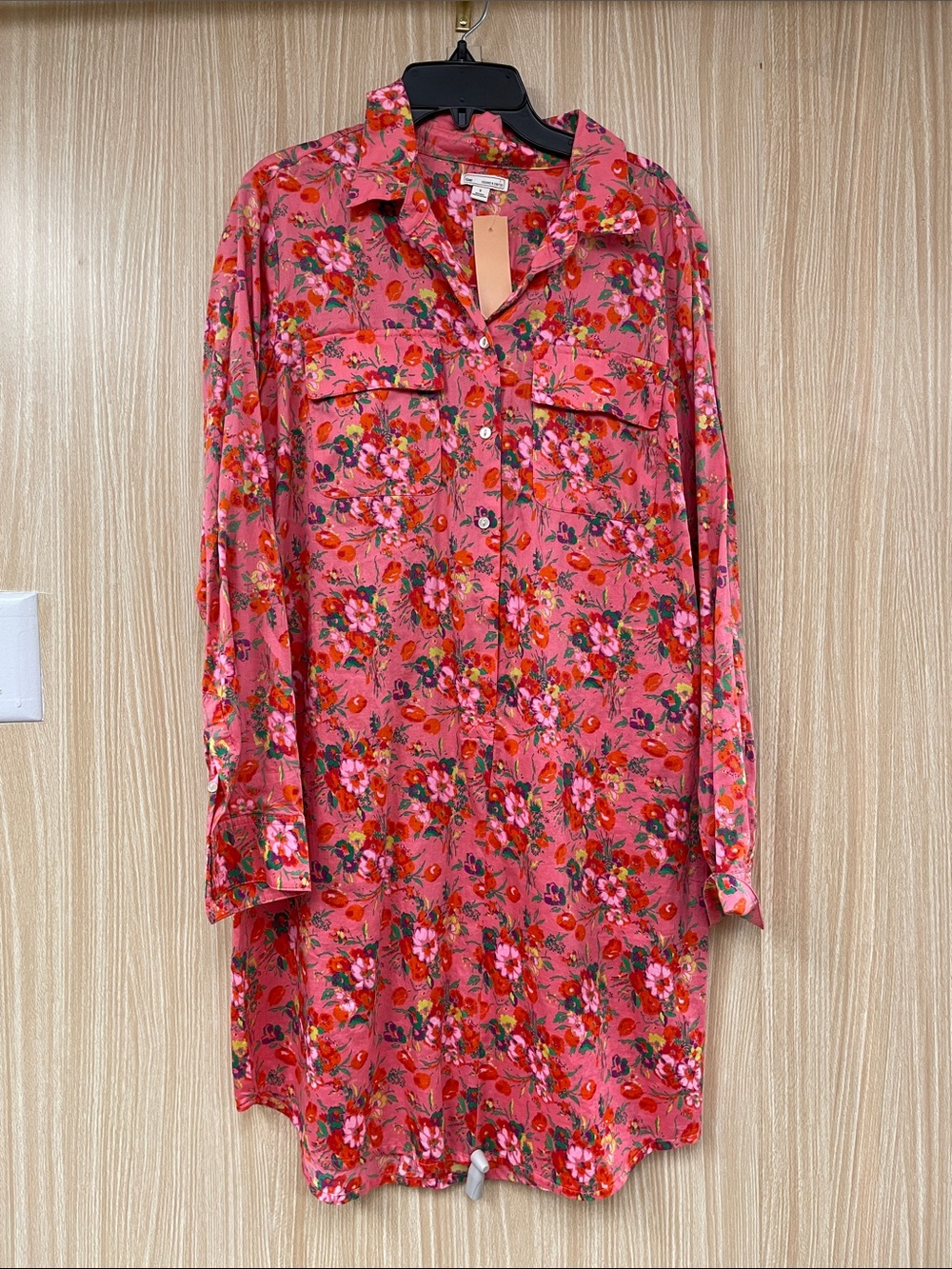 Gap pink floral dress size small